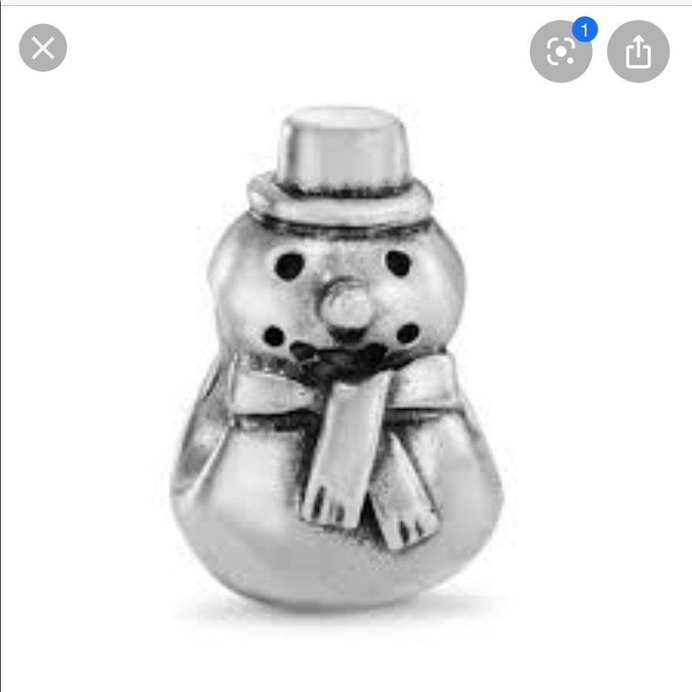 Pandora snowman charm